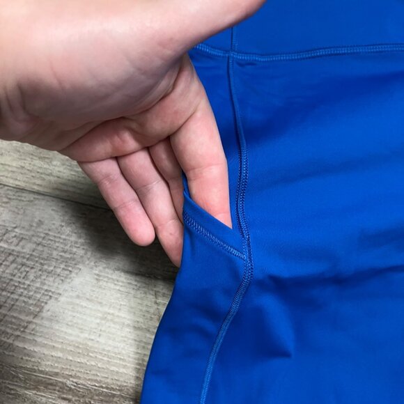 Lululemon Athletic Fast & Free HR Tight Yoga Pants 25” Symphony Blue NWT Size 20 - Picture 4 of 7